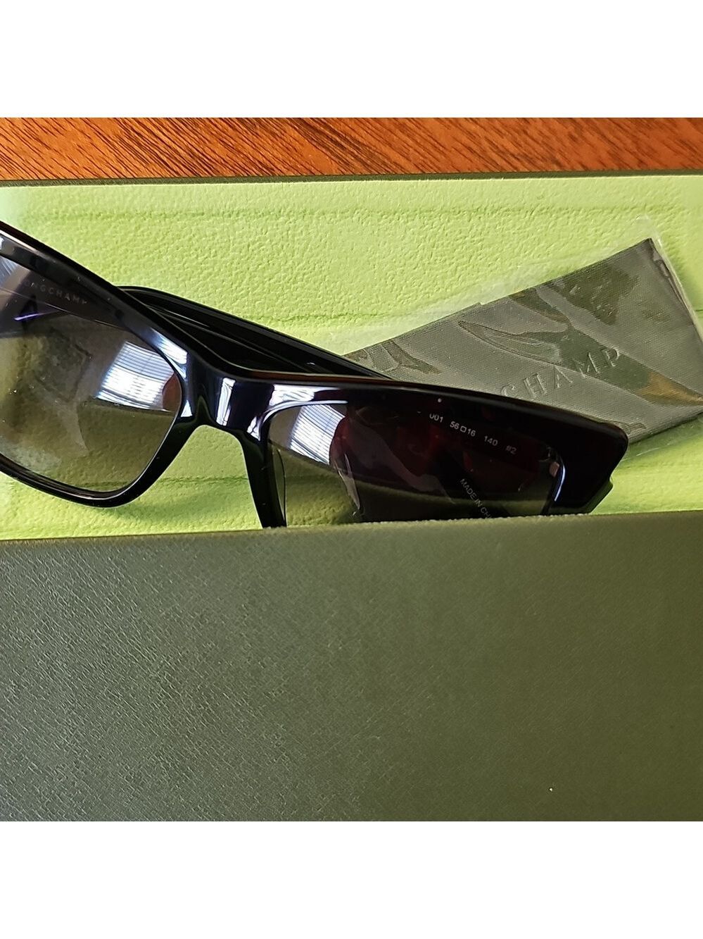 NWT Longchamp Black Sunglasses - Picture 7 of 8